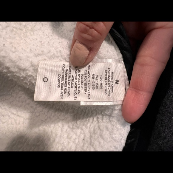 Garage wool blend gray coat - Picture 8 of 9